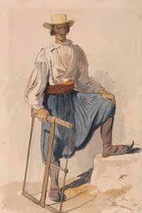Kreikan puunleikkaaja, 13. kesäkuuta /56 tekijältä Edward Lear