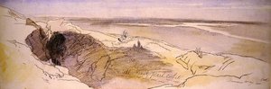 Aavikko Damaskoksen lähellä tekijältä Edward Lear