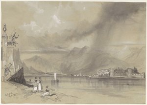 Isola Bella, Lake Maggiore, 1839. tekijältä Edward Lear