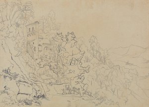 La Cava, 20. heinäkuuta 1838 tekijältä Edward Lear