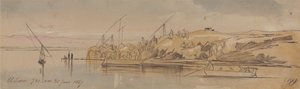 Luxor, kello 7.30, 20. tammikuuta 1867 (199) tekijältä Edward Lear