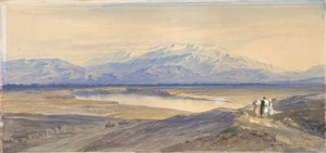 Olympus-vuori Larissasta, Thessaliasta, Kreikasta tekijältä Edward Lear
