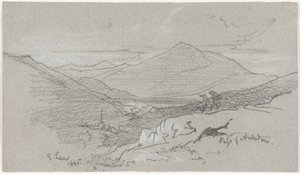 Vuoristoinen näkymä Antrodocosta tekijältä Edward Lear