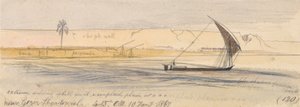 Lähellä Gezir Shendowiel tekijältä Edward Lear