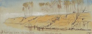 Lähellä Negadehia. 7.00, 25. helmikuuta 1867 (547) tekijältä Edward Lear