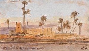 Lähellä Wady Halfeh tekijältä Edward Lear
