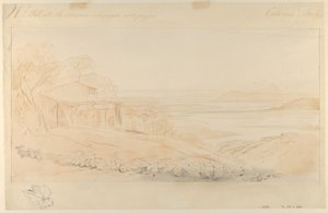 Pentedatelo, Calabria, Italia tekijältä Edward Lear