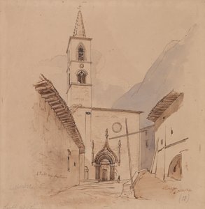 S. Pietro Degli Agostiniani. Leonessa. tekijältä Edward Lear