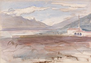 Tepelene, 18. huhtikuuta 1857 tekijältä Edward Lear