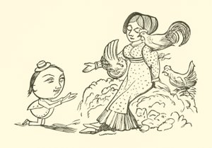 Yonghy-Bongy-Bon seurustelu (kaiverrus) tekijältä Edward Lear