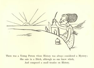 Siellä oli nuori ihminen, jonka historiaa pidettiin aina mysteerinä tekijältä Edward Lear