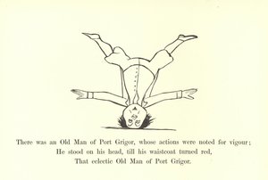 Siellä oli Port Grigorin vanha mies, jonka toiminnasta huomattiin tarmoa tekijältä Edward Lear