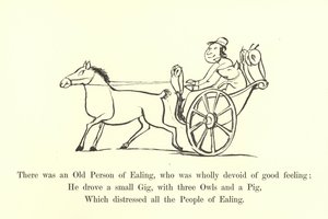 Oli eräs Ealingin vanhus, joka oli täysin vailla hyviä tunteita. tekijältä Edward Lear