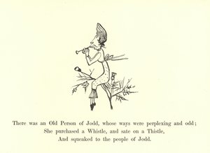 Joddissa oli vanha henkilö, jonka tavat olivat hämmentäviä ja omituisia tekijältä Edward Lear