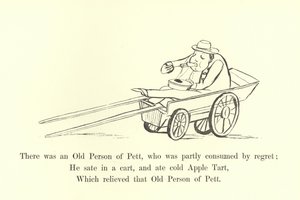 Siellä oli Pettin vanha henkilö, joka oli osittain katumuksen valtaama tekijältä Edward Lear
