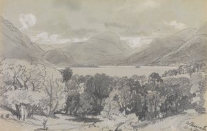 Ullswater, 14 de outubro de 1836 finlandês tekijältä Edward Lear