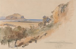 Näkymä lähellä Palermoa tekijältä Edward Lear