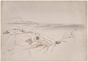 Näkymä Sciaccasta, Sisilia tekijältä Edward Lear