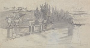 Villa Torlania, entinen Villa Conti, Erascati tekijältä Edward Lear