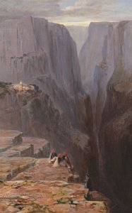 Zagori, Kreikka, 1860. tekijältä Edward Lear