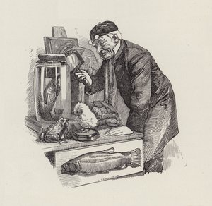 Kuvitus Charles Kingsleyn vesivauvoille (kaiverrus)