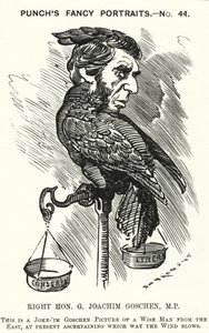 Punch sarjakuva: George Goschen