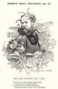 Punch sarjakuva: John Lubbock tekijältä Edward Linley (after) Sambourne
