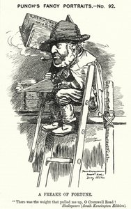Punch-sarjakuva: Sir Charles James Freake tekijältä Edward Linley (after) Sambourne