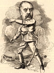 Gerald Graham (1831-1899) Englannin armeijan upseeri, joka palveli Royal Engineersissä tekijältä Edward Linley Sambourne