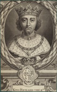 Englannin kuninkaan Richard II:n muotokuva tekijältä Edward Lutterell