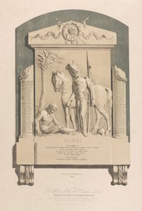Aliwalin muistomerkki, Canterburyn katedraali, noin 1848