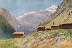 Katse alas Guraisin laaksoon Dudhgain kylästä tekijältä Edward Mary Joseph Molyneux
