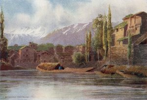 Kevättulvat Kutical-kanavassa, Srinagar