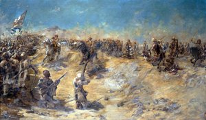 21. Lancersin hyökkäys Omdurmanin taistelussa 2. syyskuuta 1898 1899