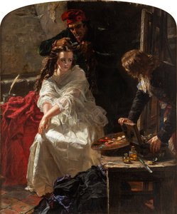 Charlotte Corday Conciergerien vankilassa, 1862.