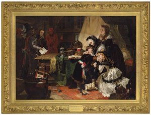 Marie Antoinette ja hänen poikansa viimeinen ero, 1856