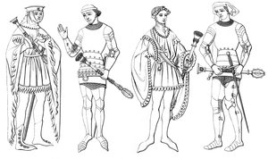 Kersantti aseessa, 1300-luku 1849.