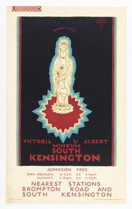 Juliste, Victoria and Albert Museum, Lontoon metro, 1921