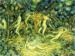 Nymfit tanssivat, 1918 tekijältä Edward Middleton Manigault