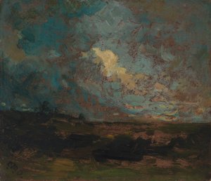 Suihkun jälkeen n. 1883-1887. tekijältä Edward Mitchell Bannister