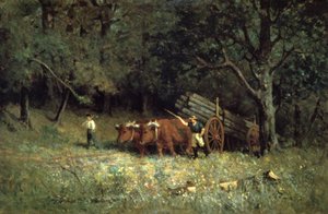 Lehmien ajaminen kotiin, 1881.