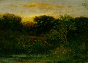Auringonnousu, n.d. tekijältä Edward Mitchell Bannister
