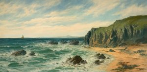 Rannikkokohtaus, 1887. tekijältä Edward Moore