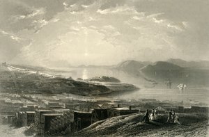 "Golden Gate From Telegraph Hill", 1872.