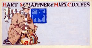 Mainos Hart, Schaffner & Marx Clothesille, pub. 1900