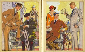 Mainos Hart, Schaffner & Marx Clothesille, pub. 1900