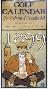 Kalenteri: Edward Penfieldin "" Golf Calendar" -kalenteri tekijältä Edward Penfield