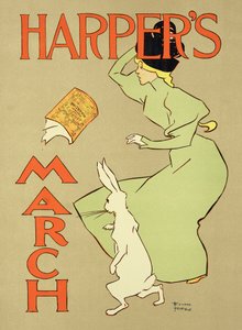Jäljennös julisteesta, joka mainostaa "Harper