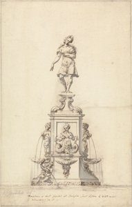 Diana Fountain, Bushy Park: Alkuperäinen suunnittelu tekijältä Edward Pierce