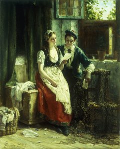 The Letter (öljy paneelissa)